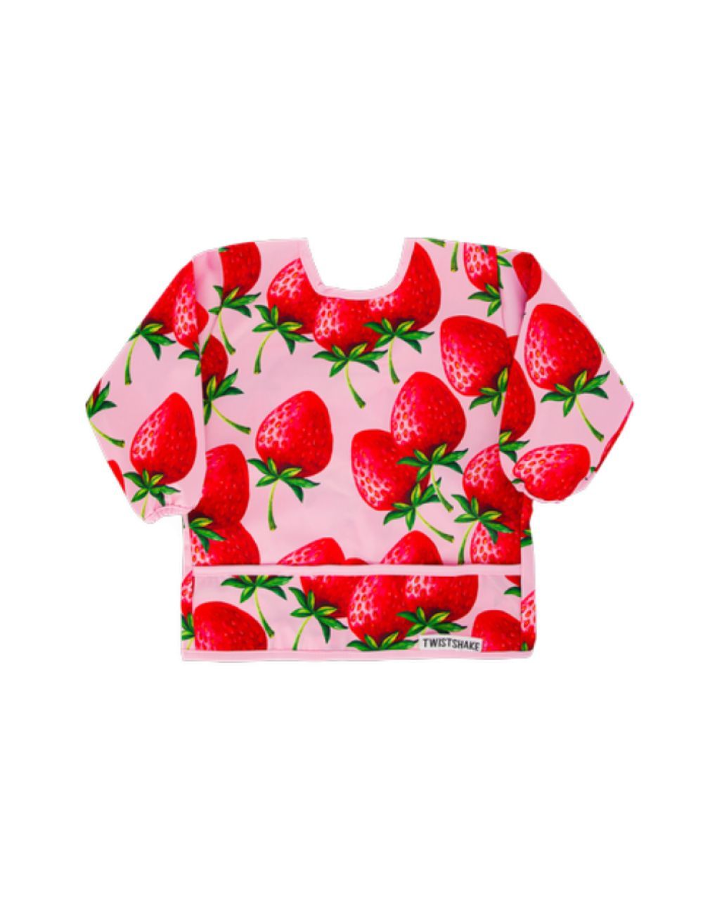 Twistshake μακρυμάνικη σαλιάρα strawberry 32-08-78510