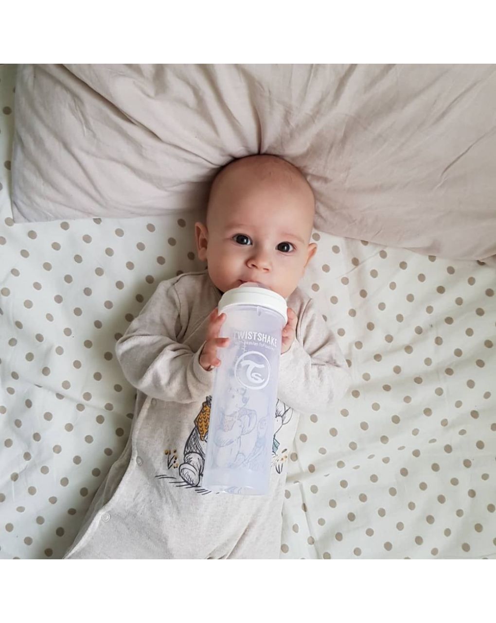 Twistshake μπιμπερό κατά των κολικών 260ml white 32-08-78012 - Twistshake