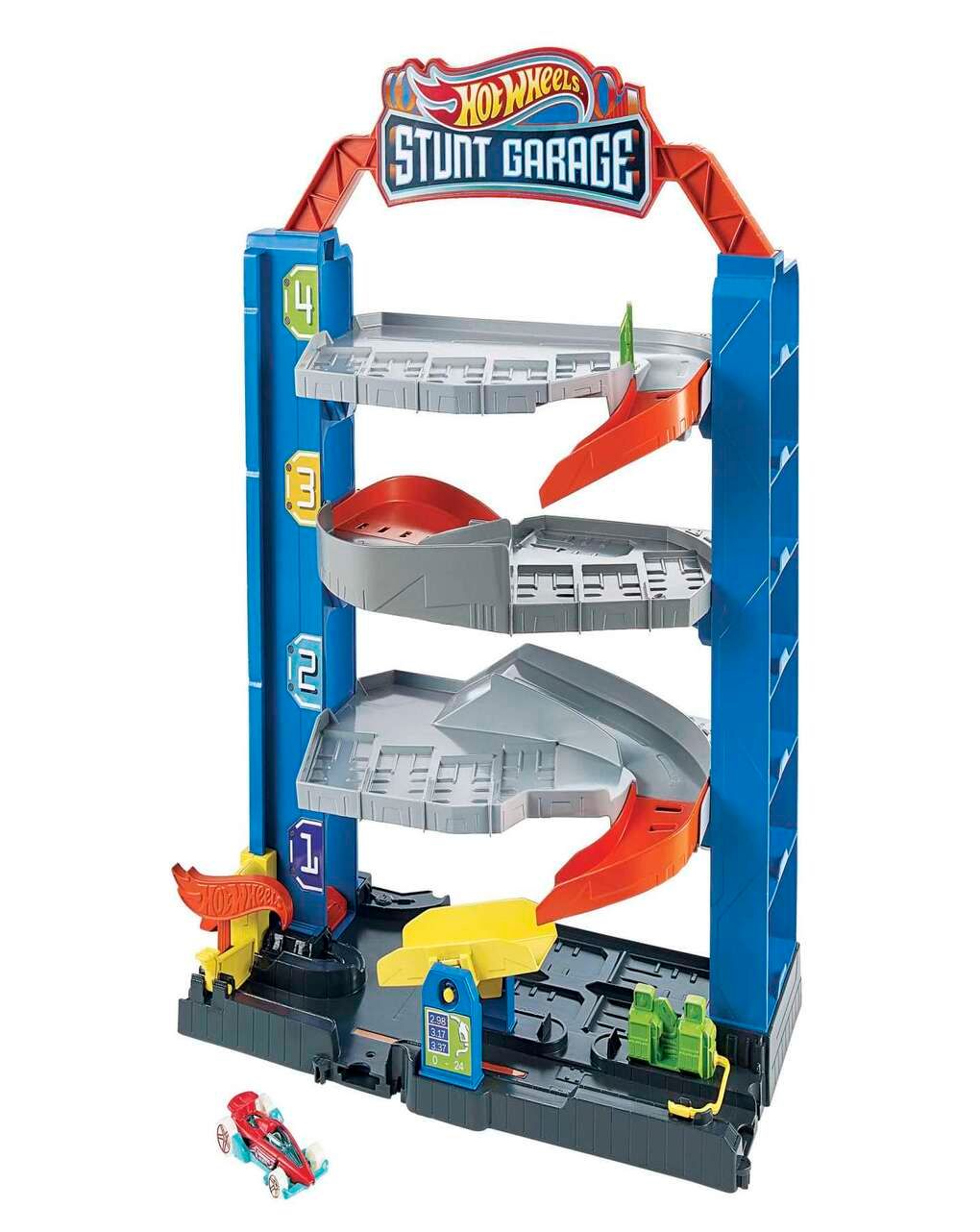 Mattel hot wheels city stunt γκαράζ play set gnl70 - Hot wheels