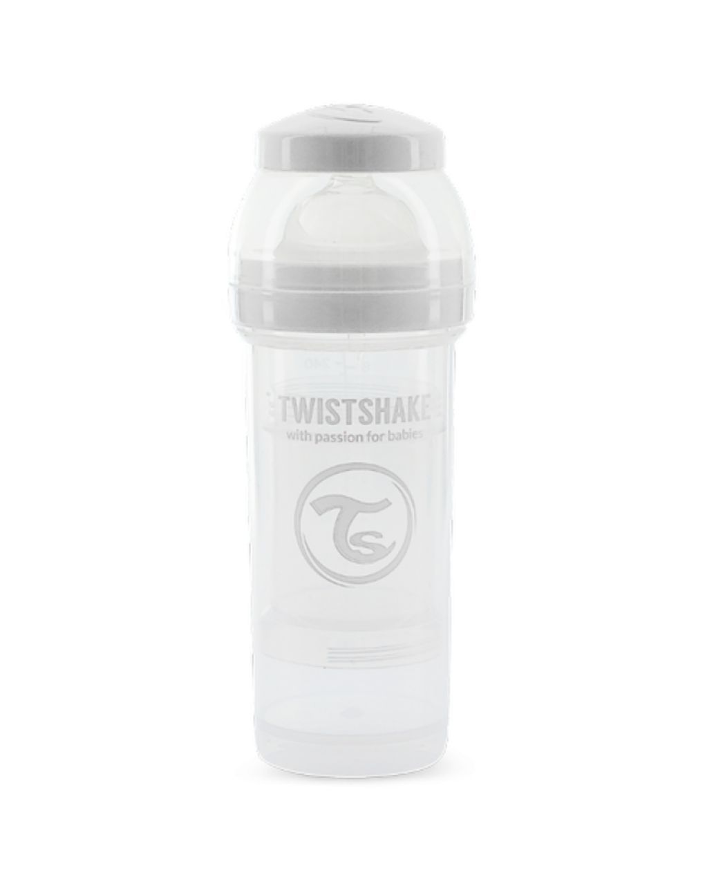 Twistshake μπιμπερό κατά των κολικών 260ml white 32-08-78012