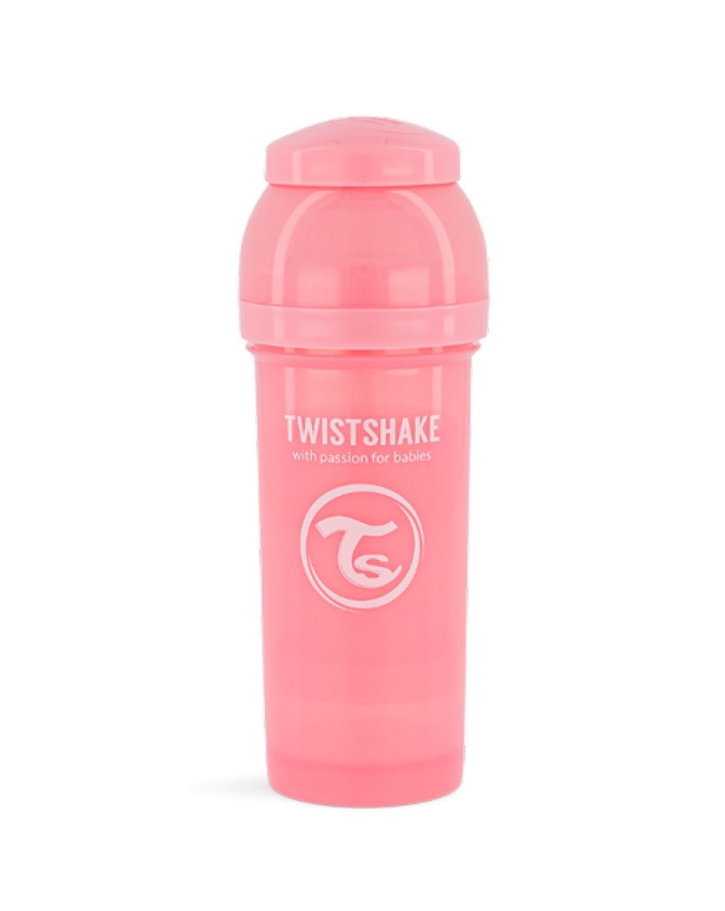 Twistshake μπιμπερό κατά των κολικών 260ml pastel pink 32-08-78255