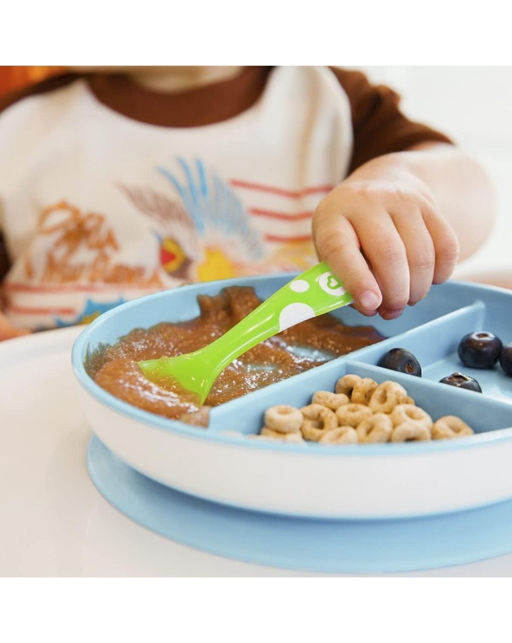 Munchkin παιδικό πιάτο με βεντούζα suction plate 6m+ (διάφορα χρώματα) 11213 - Munchkin
