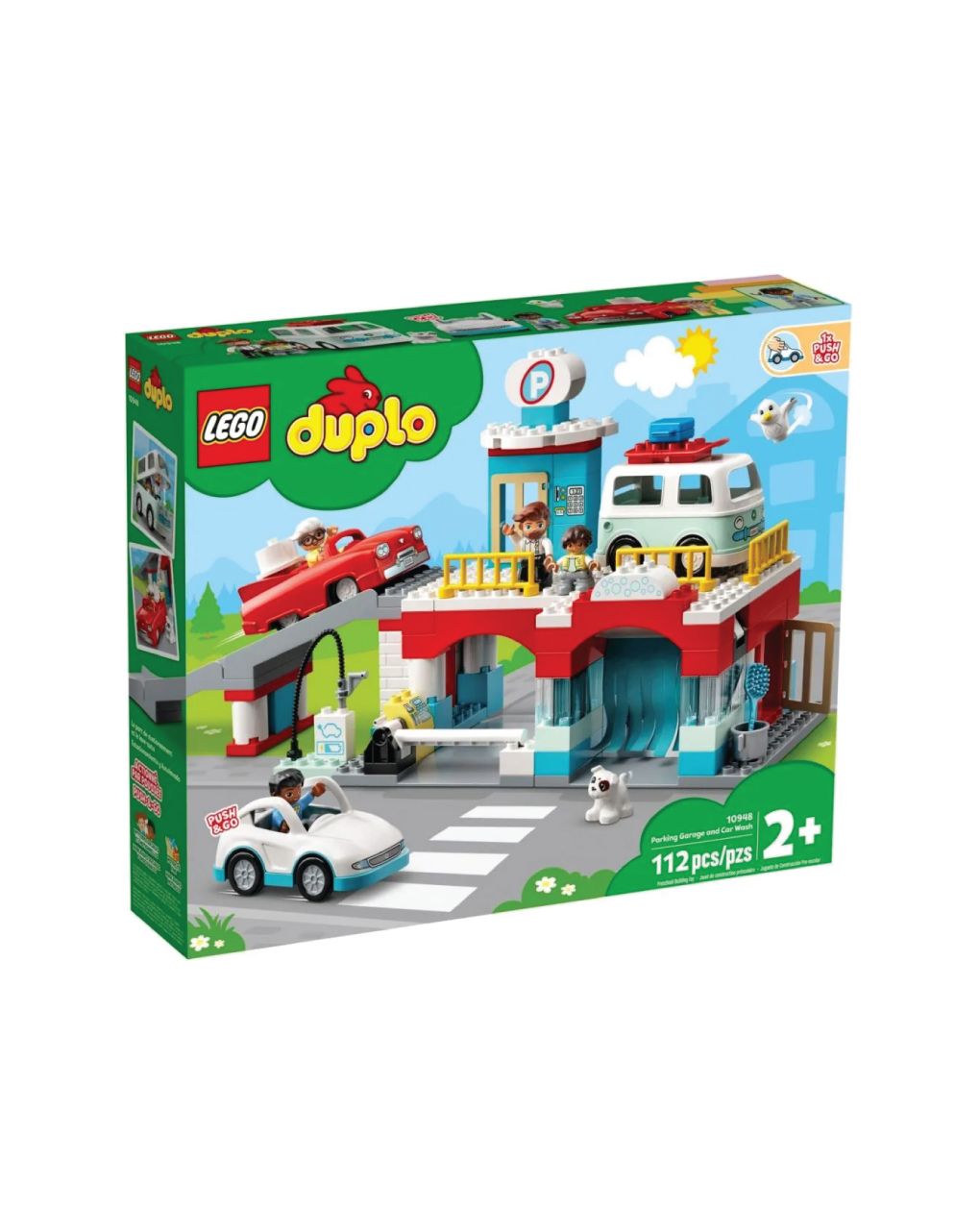 Lego duplo town γκαράζ στάθμευσης και πλυντήριο αυτοκινήτων  10948