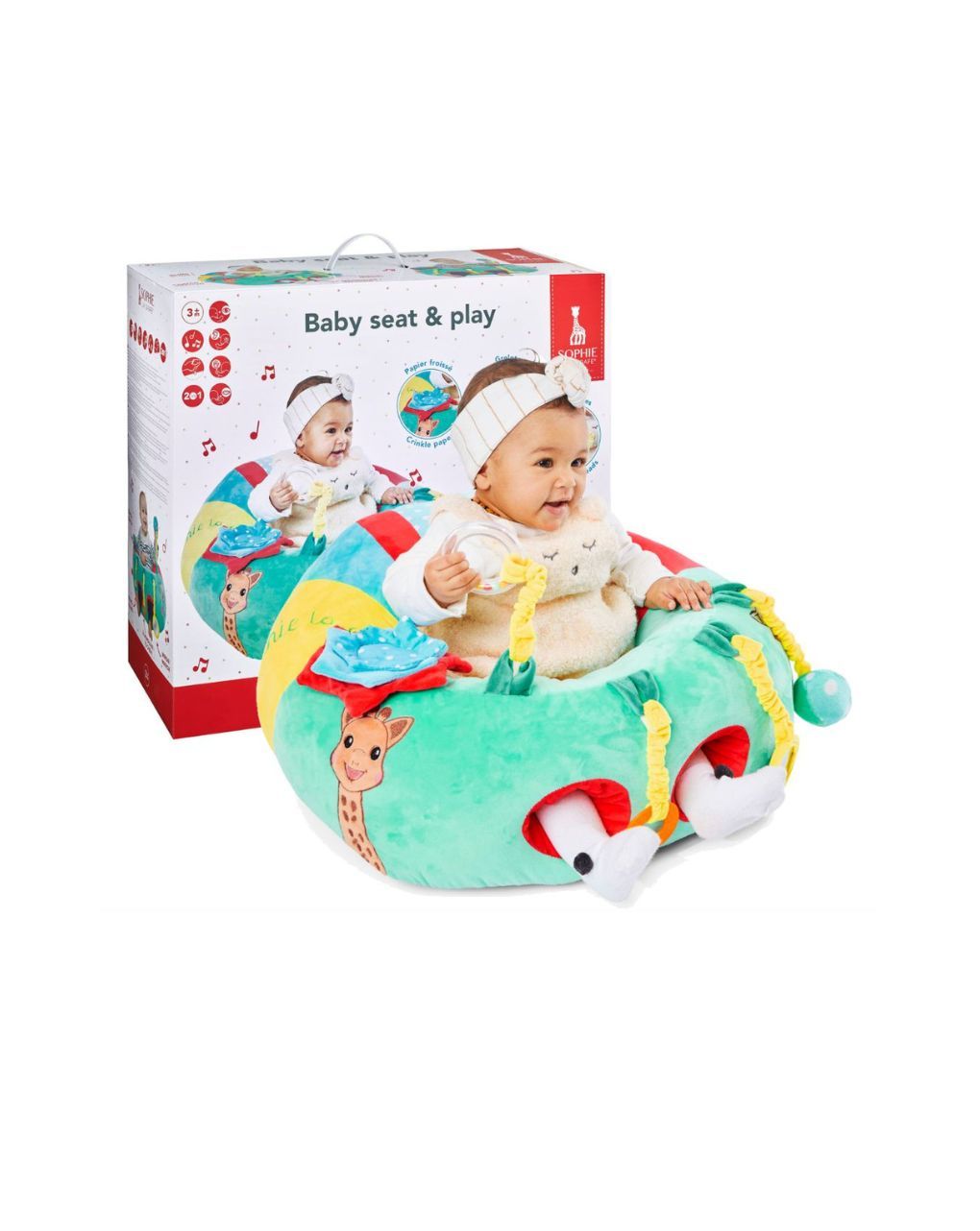 Sophie la girafe αναπαυτικό μαξιλάρι παιχνιδιού - SOPHIE LA GIRAFE