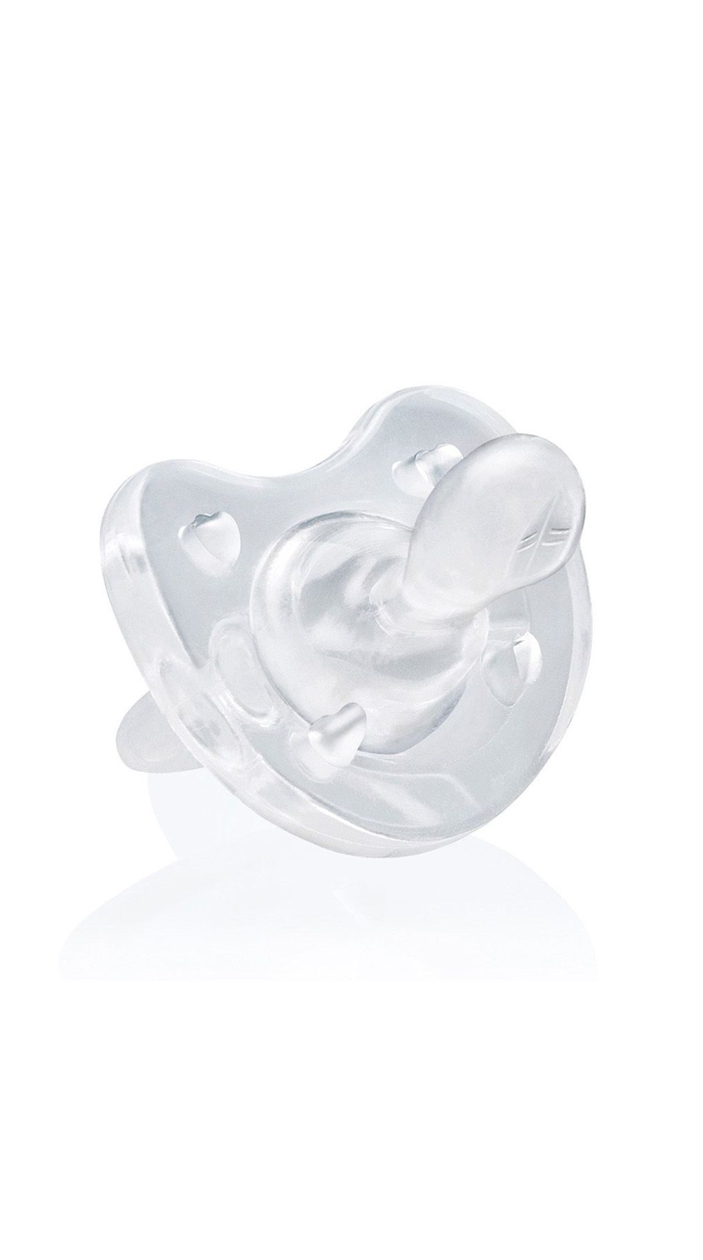 Chicco πιπίλα physio soft, όλο σιλικόνη 4+ διάφανη 1τεμ - Chicco