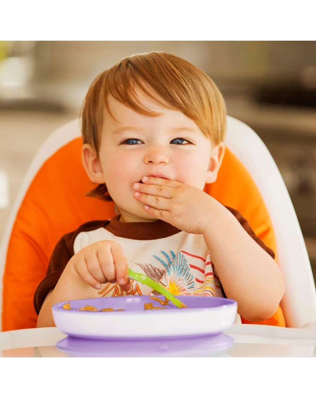 Munchkin παιδικό πιάτο με βεντούζα suction plate 6m+ (διάφορα χρώματα) 11213 - Munchkin