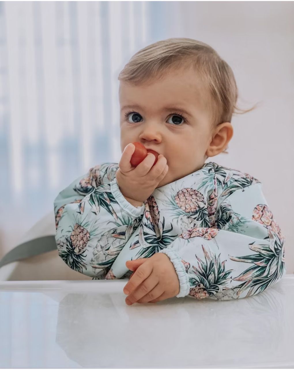 Twistshake μακρυμάνικη σαλιάρα pineapple 32-08-78508 - Twistshake