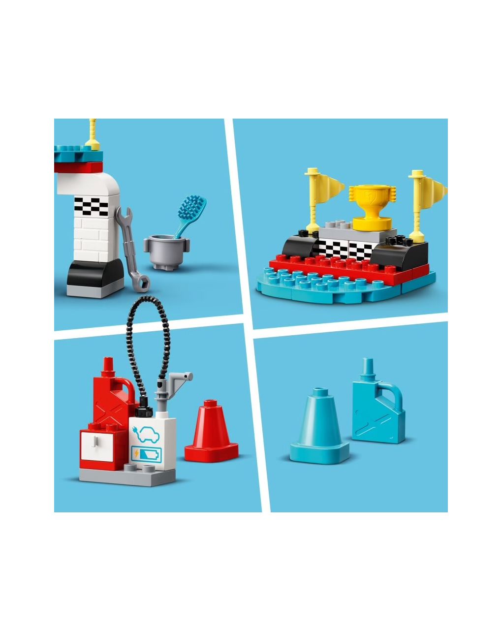 Lego duplo town αγωνιστικά αυτοκίνητα 10947 - Lego, LEGO Duplo