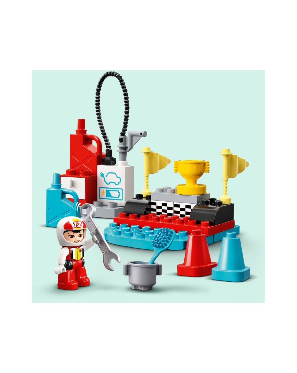 Lego duplo town αγωνιστικά αυτοκίνητα 10947 - Lego, LEGO Duplo