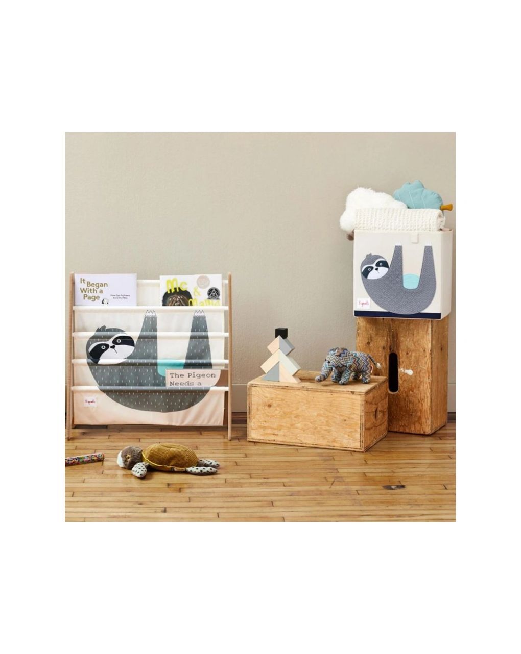 3sprouts κουτί αποθήκευσης – sloth - 3 sprouts