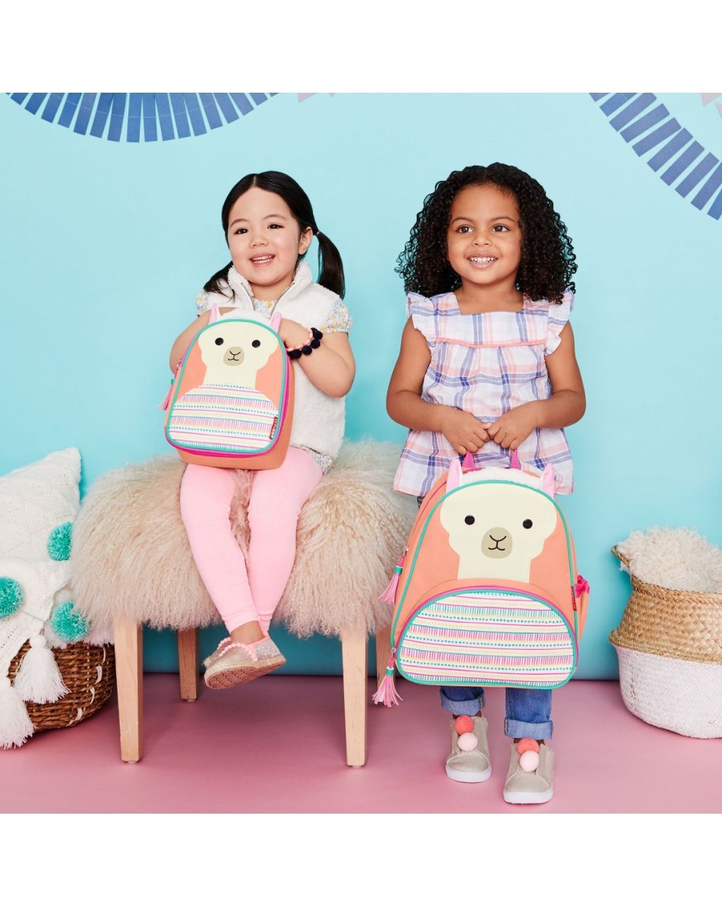 Skip hop zoo παιδική τσάντα πλάτης llama 29-2902001-28 - SKIP HOP