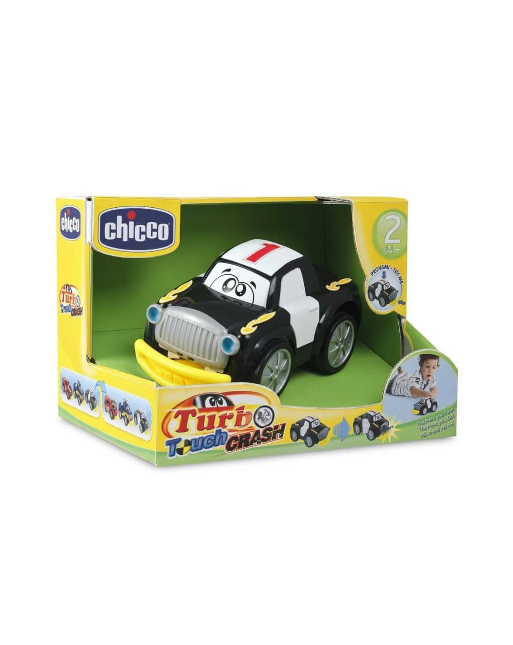 Chicco αυτοκινητάκι turbo touch crash black z02-06721-00 - 