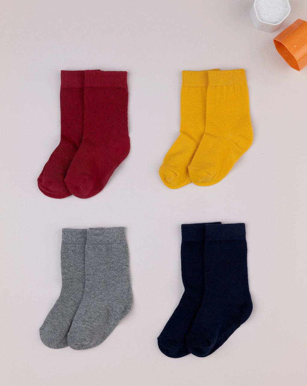 κάλτσες μακριές πακέτο x4 για αγόρι - Prénatal