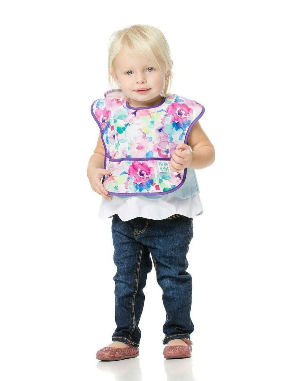 Bumkins αδιάβροχη σαλιάρα superbib watercolor 6-24m 3303132 - BUMKINS