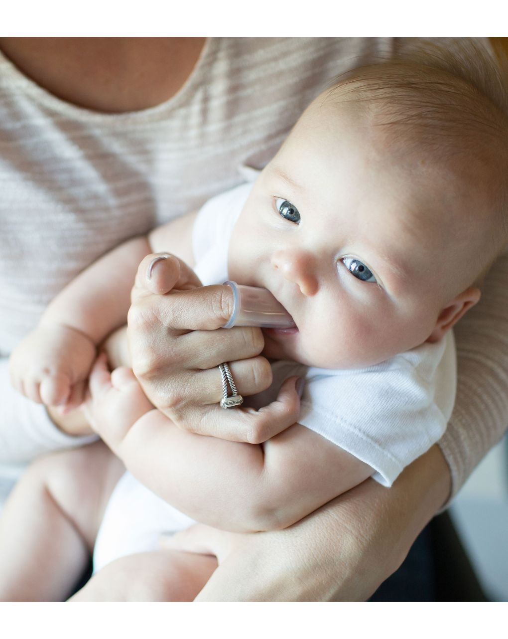Dr. brown's βρεφική δακτυλική οδοντόβουρτσα σιλικόνης 3m+ 112.70.1hc.248 - Dr Browns