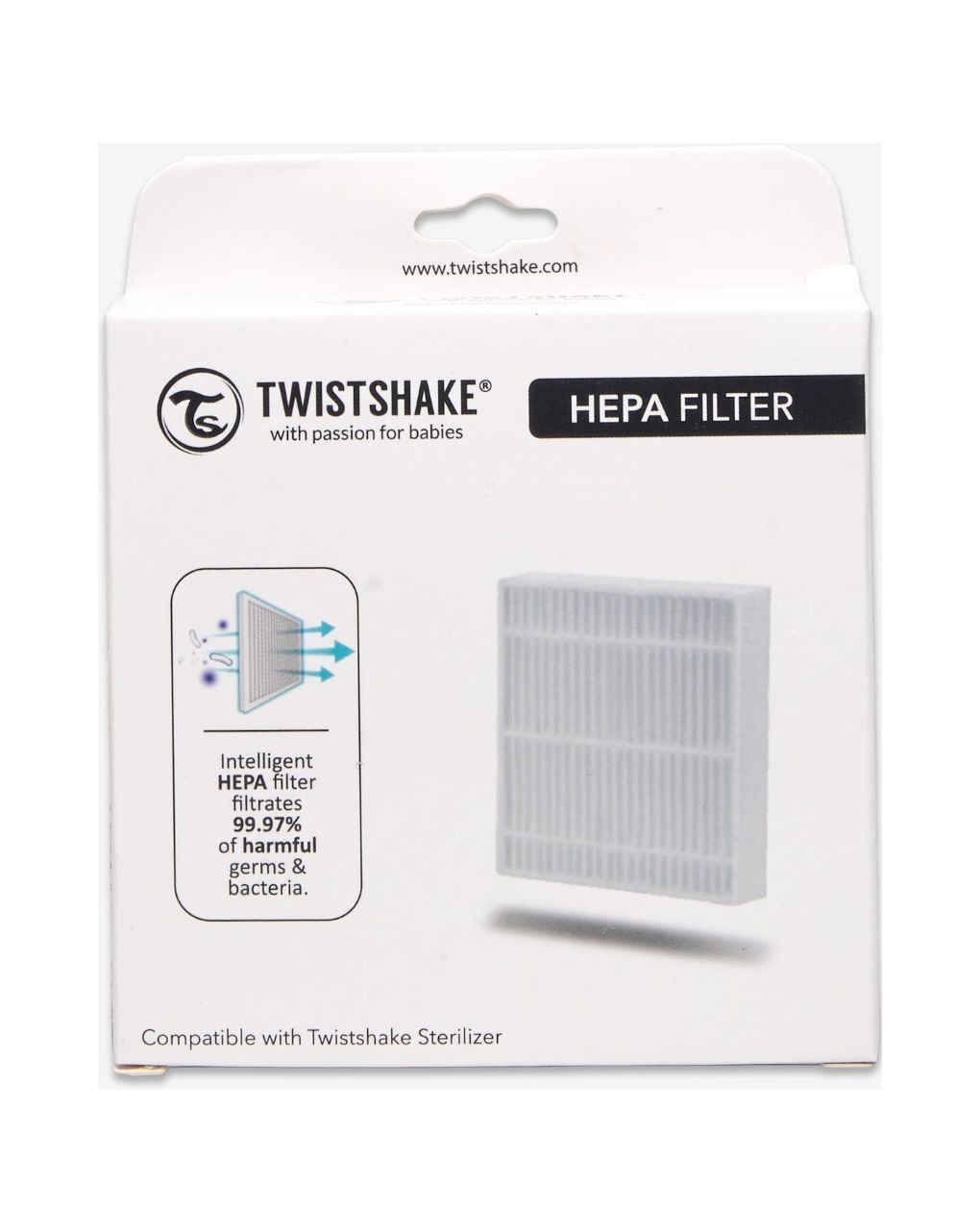 Twistshake ανταλλακτικά φίλτρα αποστειρωτή hepa 32-08-78486 - Twistshake