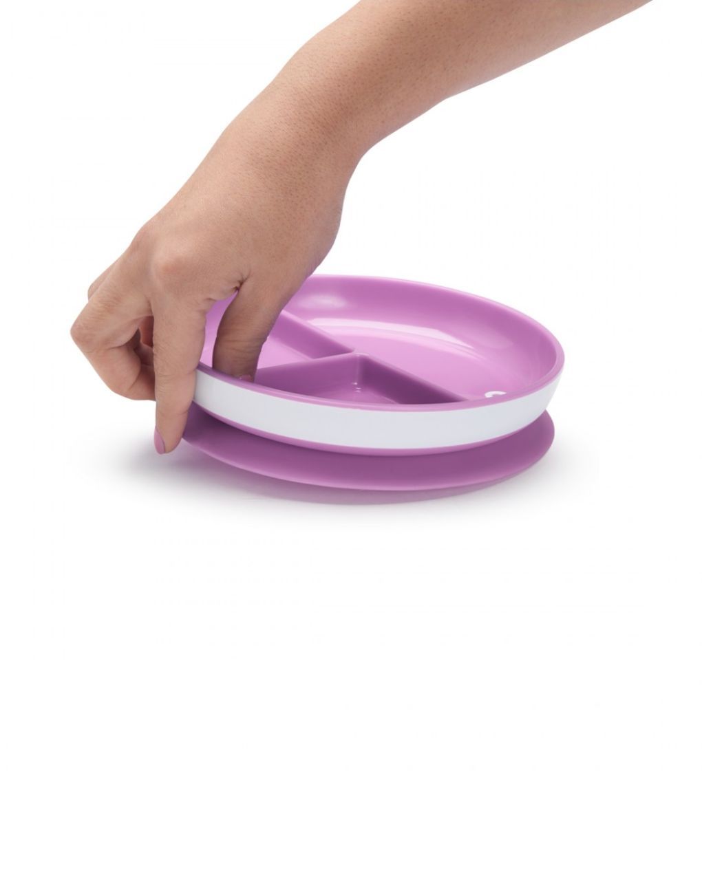 Munchkin παιδικό πιάτο με βεντούζα suction plate 6m+ (διάφορα χρώματα) 11213 - Munchkin