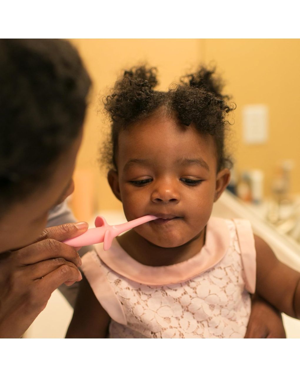 Dr. brown’s οδοντόβουρτσα ελεφαντάκι 0-3 ετών ροζ 112.70.1hc.183 - Dr Browns