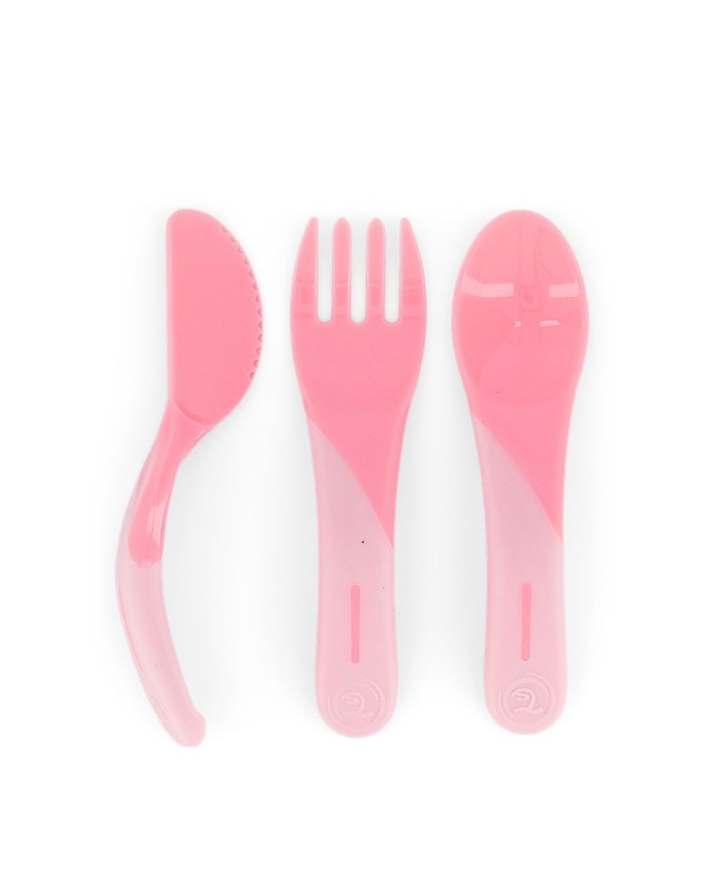 Twistshake σετ κουτάλι, μαχαίρι, πιρούνι 6m+ pastel pink 32-08-78199 - Twistshake