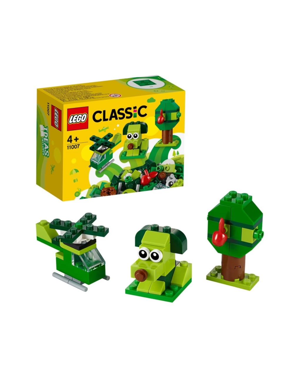 Lego classic δημιουργικά πράσινα τουβλάκια 11007 - LEGO, LEGO Classic