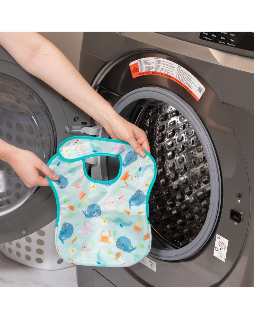 Bumkins αδιάβροχη σαλιάρα superbib ocean life 6-24m 330343 - BUMKINS