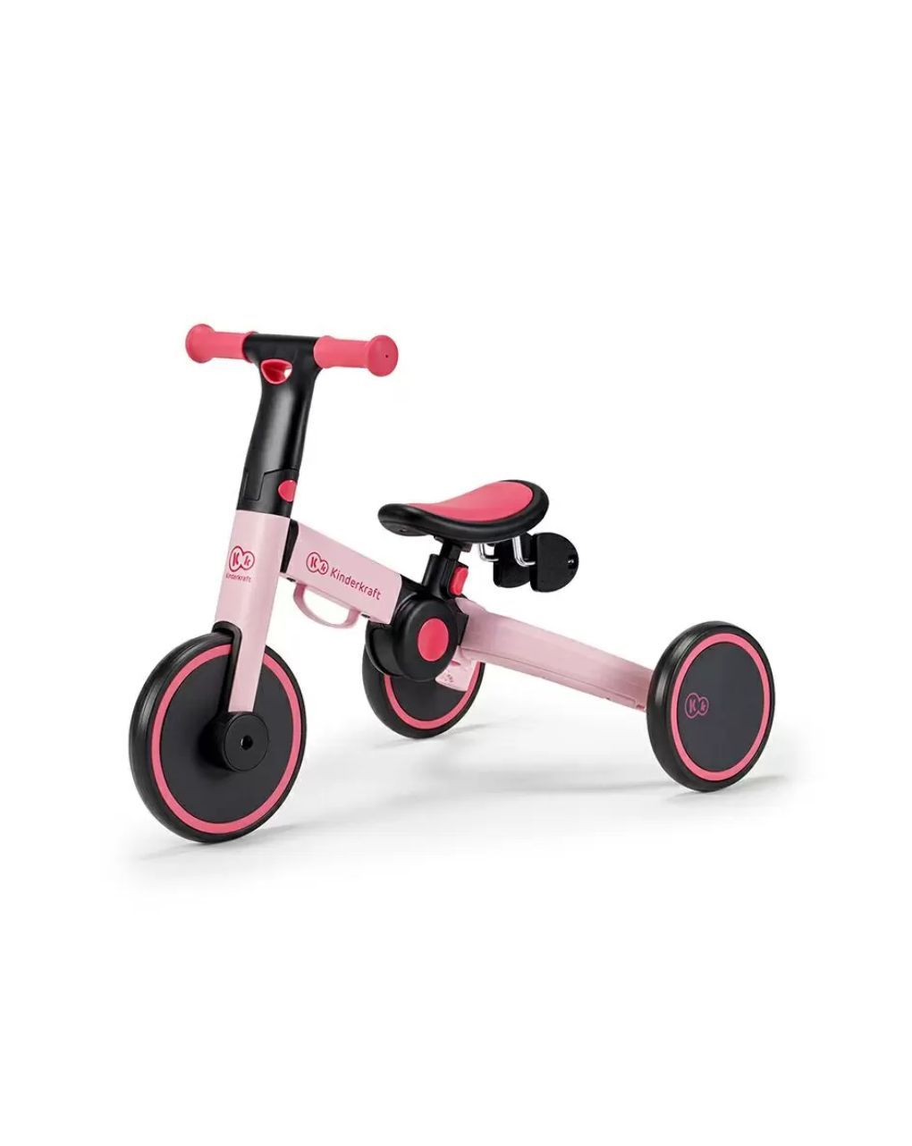 Kinderkraft πτυσόμενο τρίκυκλο ποδήλατο 4trike candy pink kr4tri00pnk0000 - Kinderkraft