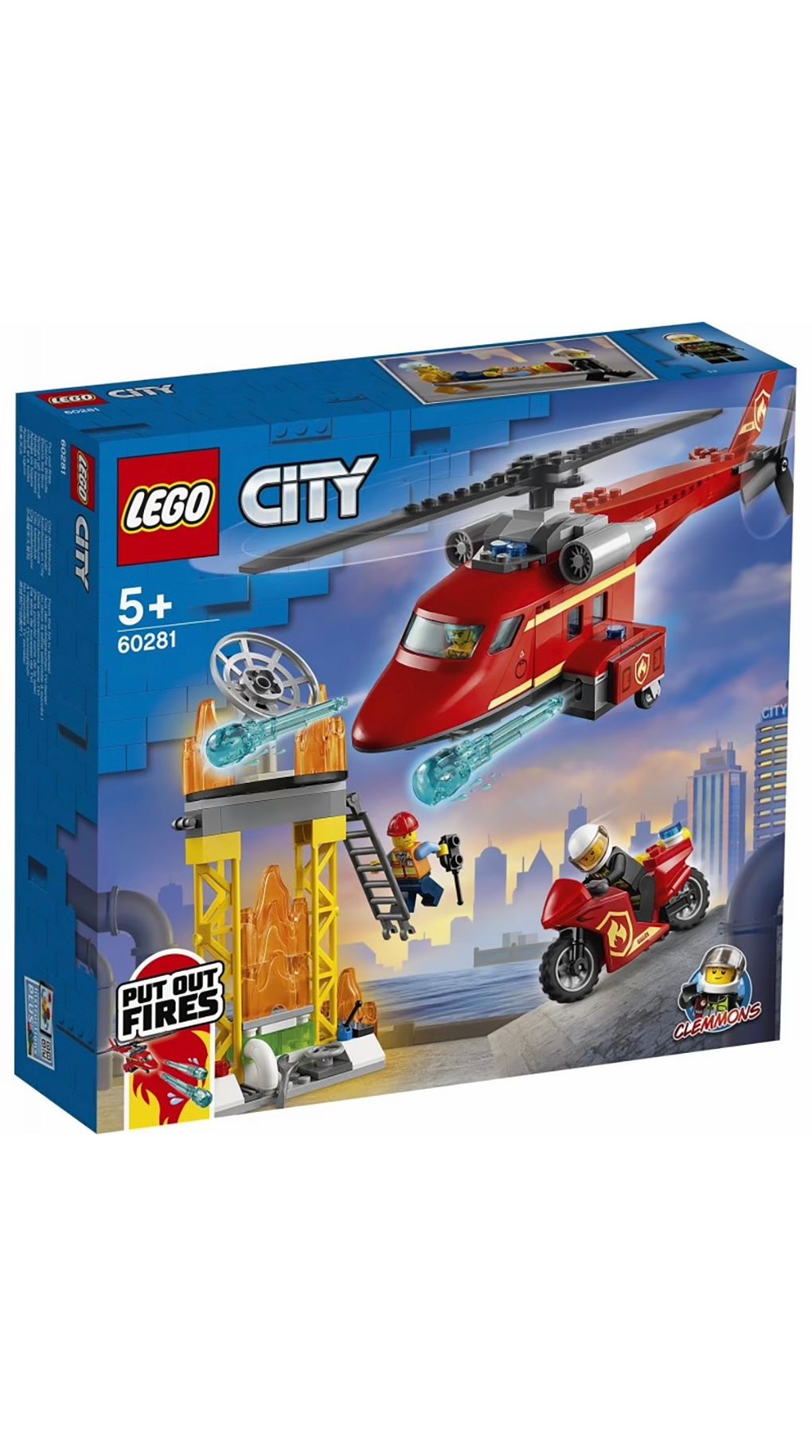 Lego  city πυροσβεστικό ελικόπτερο διάσωσης 60281 - LEGO, LEGO City