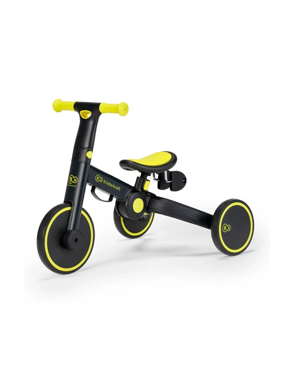 Kinderkraft πτυσόμενο τρίκυκλο ποδήλατο 4trike black volt kr4tri00blk0000