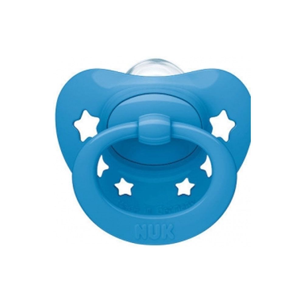 Nuk πιπίλα σιλικόνης signature 6-18 μηνών 1 τεμ (2 σχέδια) - Nuk