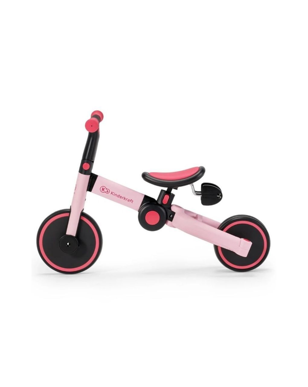 Kinderkraft πτυσόμενο τρίκυκλο ποδήλατο 4trike candy pink kr4tri00pnk0000 - Kinderkraft