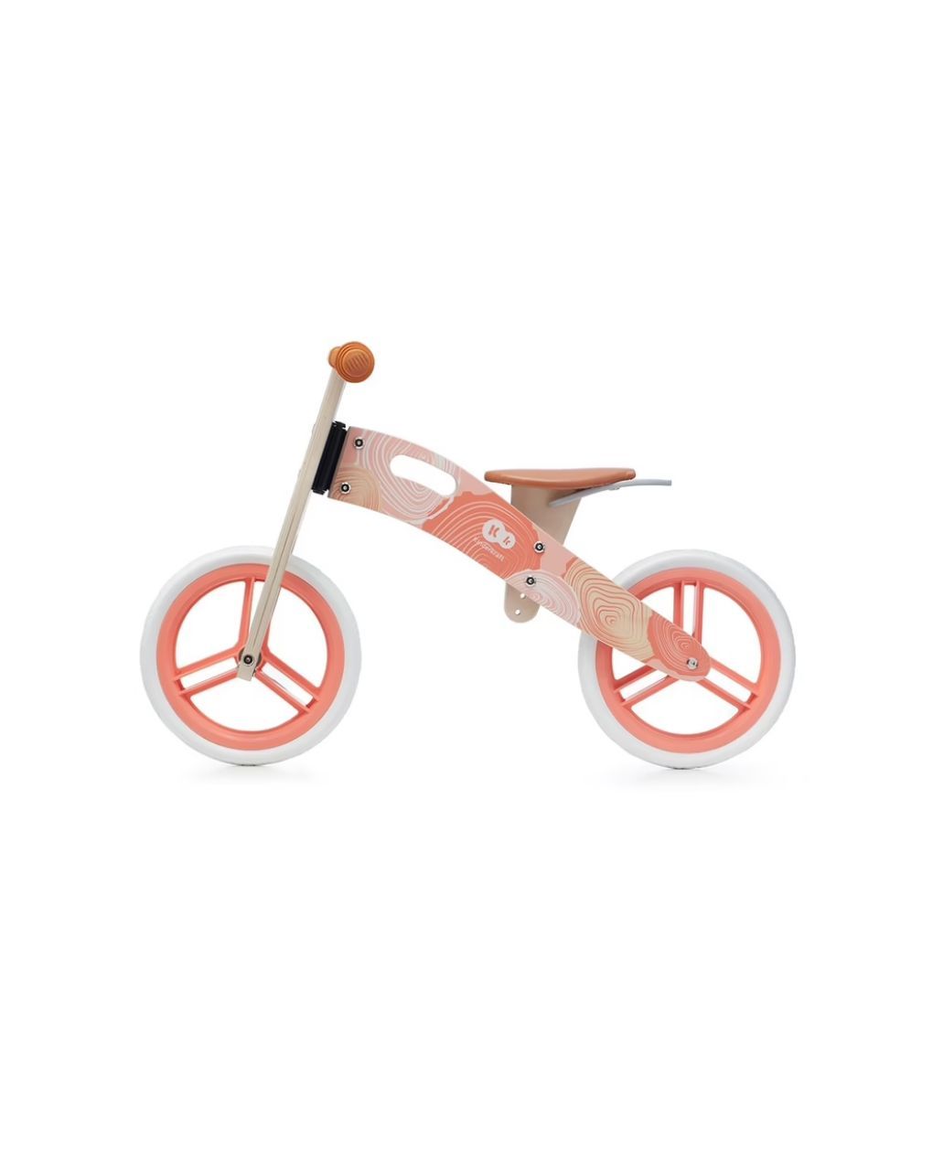 Kinderkraft ξύλινο ποδήλατο ισορροπίας runner nature coral - Kinderkraft