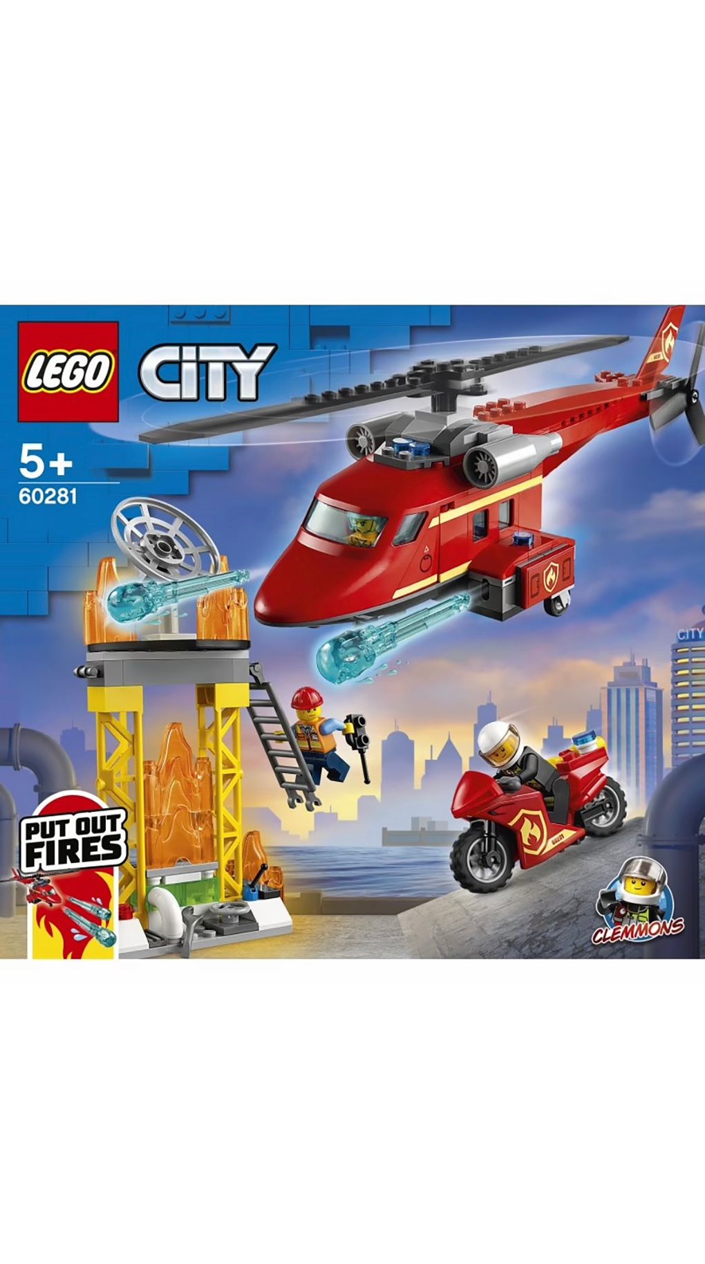 Lego  city πυροσβεστικό ελικόπτερο διάσωσης 60281 - LEGO, LEGO City