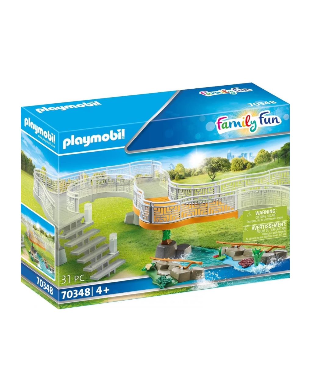 Playmobil family fun επέκταση εξέδρας μεγάλου ζωολογικού κήπου 70348