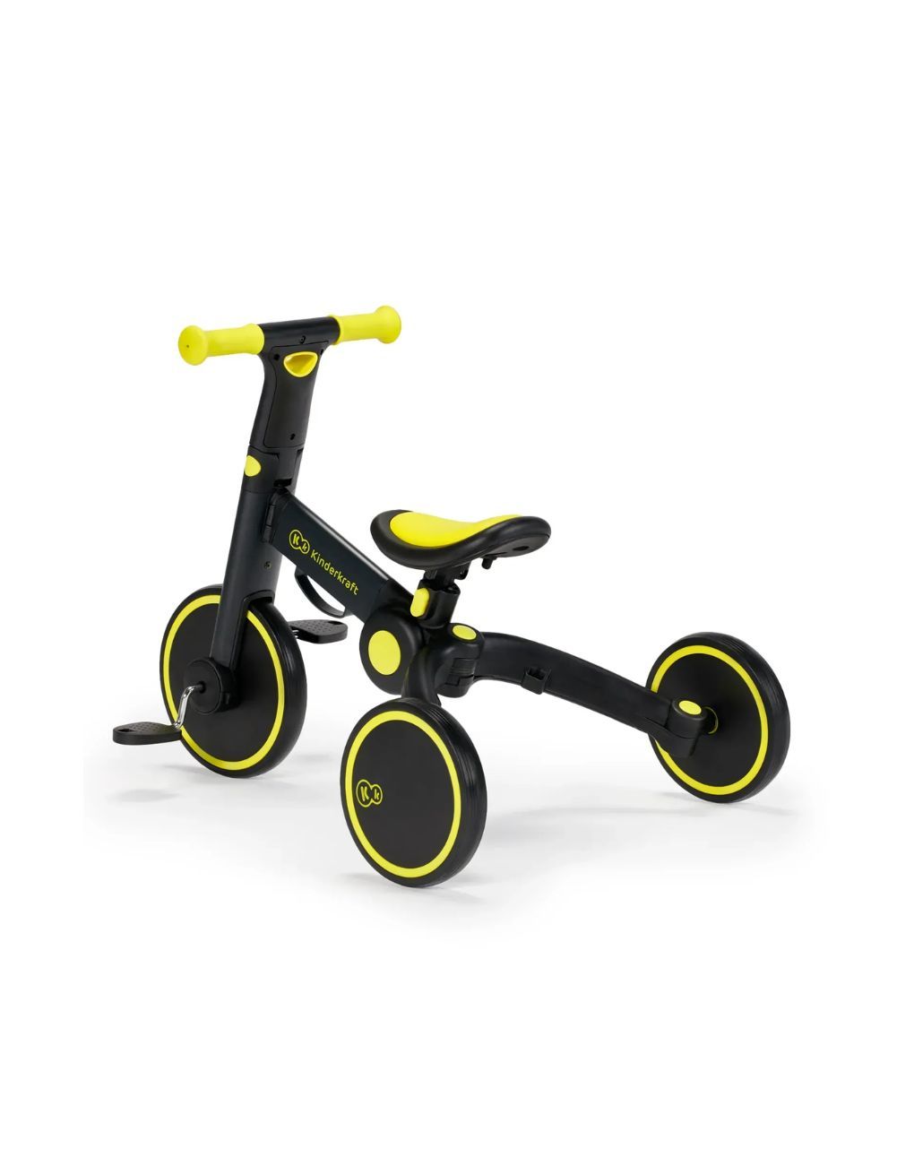 Kinderkraft πτυσόμενο τρίκυκλο ποδήλατο 4trike black volt kr4tri00blk0000 - Kinderkraft