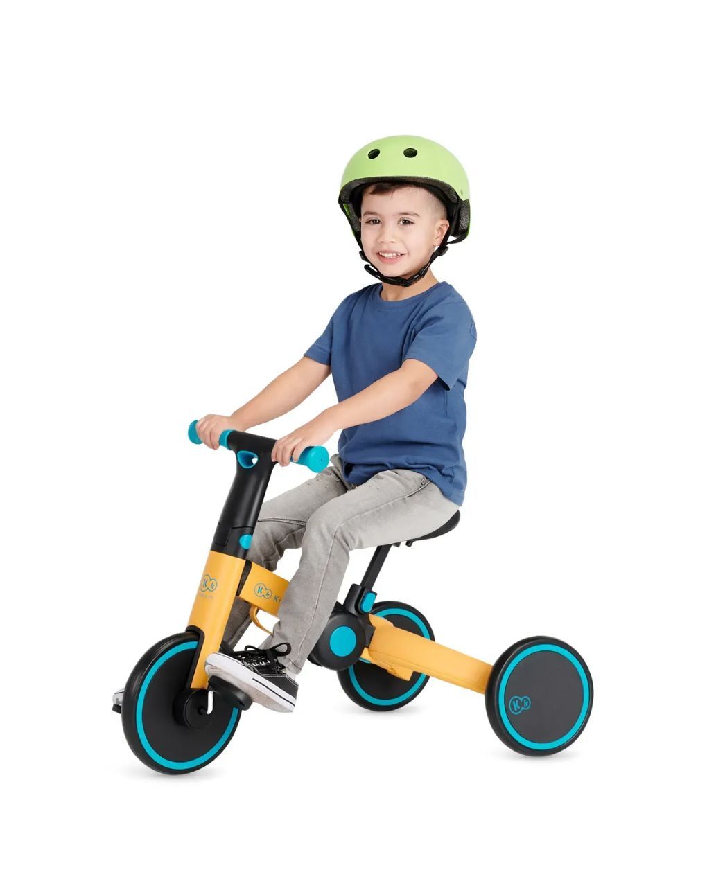 Kinderkraft πτυσόμενο τρίκυκλο ποδήλατο 4trike primrose yellow kr4tri00yel0000 - Kinderkraft