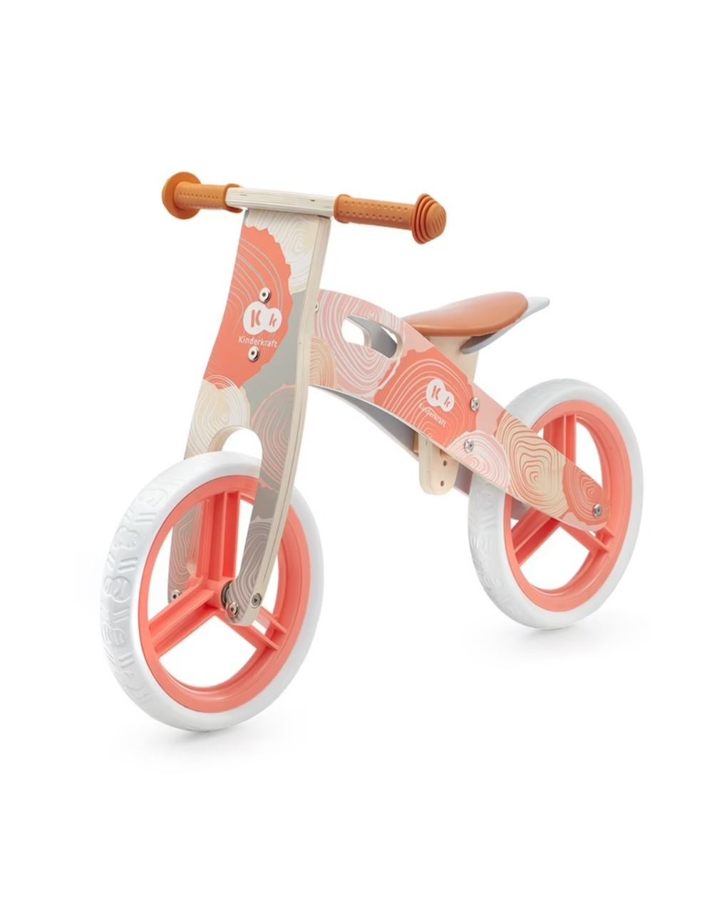 Kinderkraft ξύλινο ποδήλατο ισορροπίας runner nature coral
