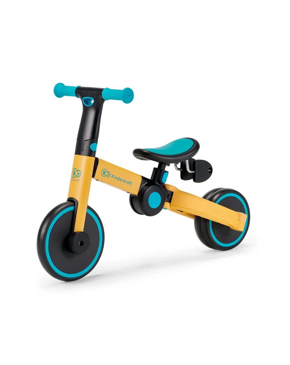 Kinderkraft πτυσόμενο τρίκυκλο ποδήλατο 4trike primrose yellow kr4tri00yel0000 - Kinderkraft