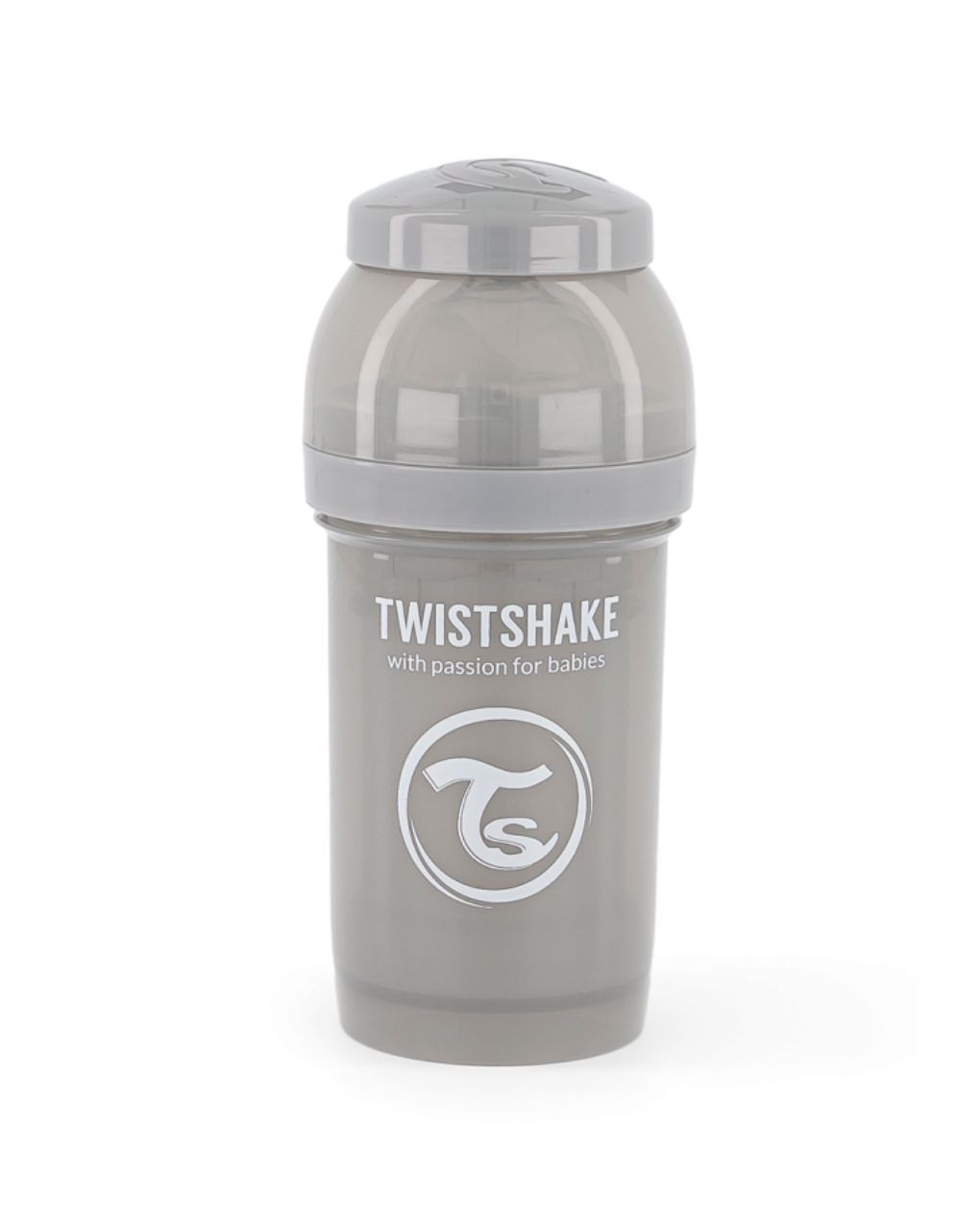 Twistshake μπιμπερό κατά των κολικών 180ml pastel grey 32-08-78254