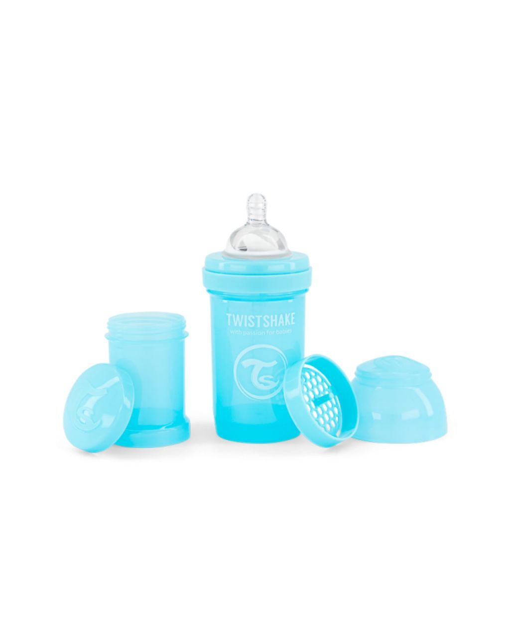 Twistshake μπιμπερό κατά των κολικών 180ml pastel blue 32-08-78250 - Twistshake