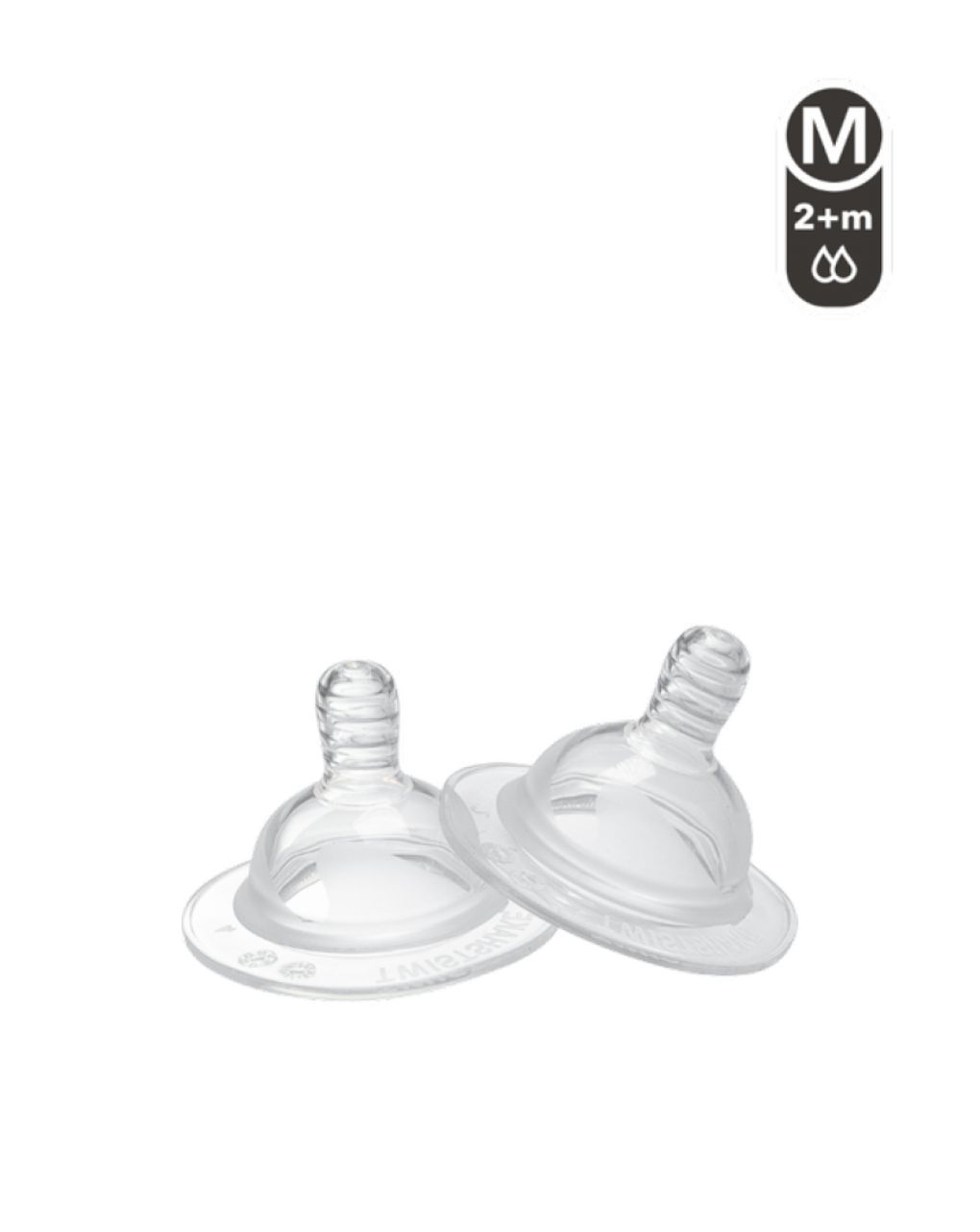 Twistshake θηλή κατά των κολικών 2τμχ medium 2m+ 32-08-78020