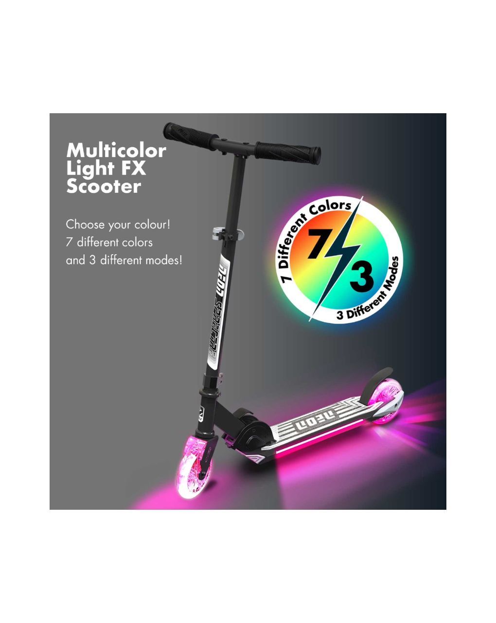 Yvolution - πατίνι neon spectre 70εκ. φωτιζόμενο 53.ns06s2 - Yvolution