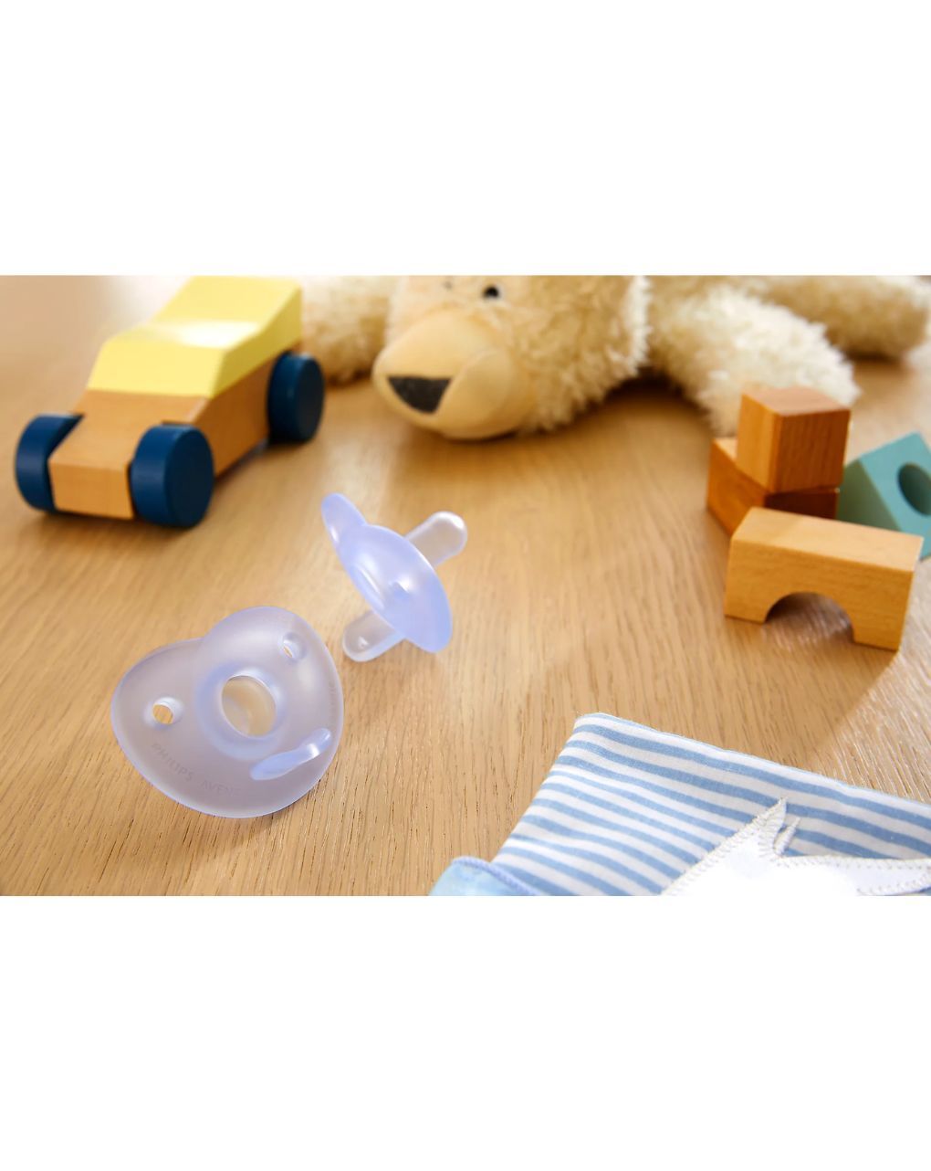 Philips avent soothie ορθοδοντική πιπίλα σιλικόνης 2τμχ 0-6 μηνών boy scf099/26 - Philips Avent
