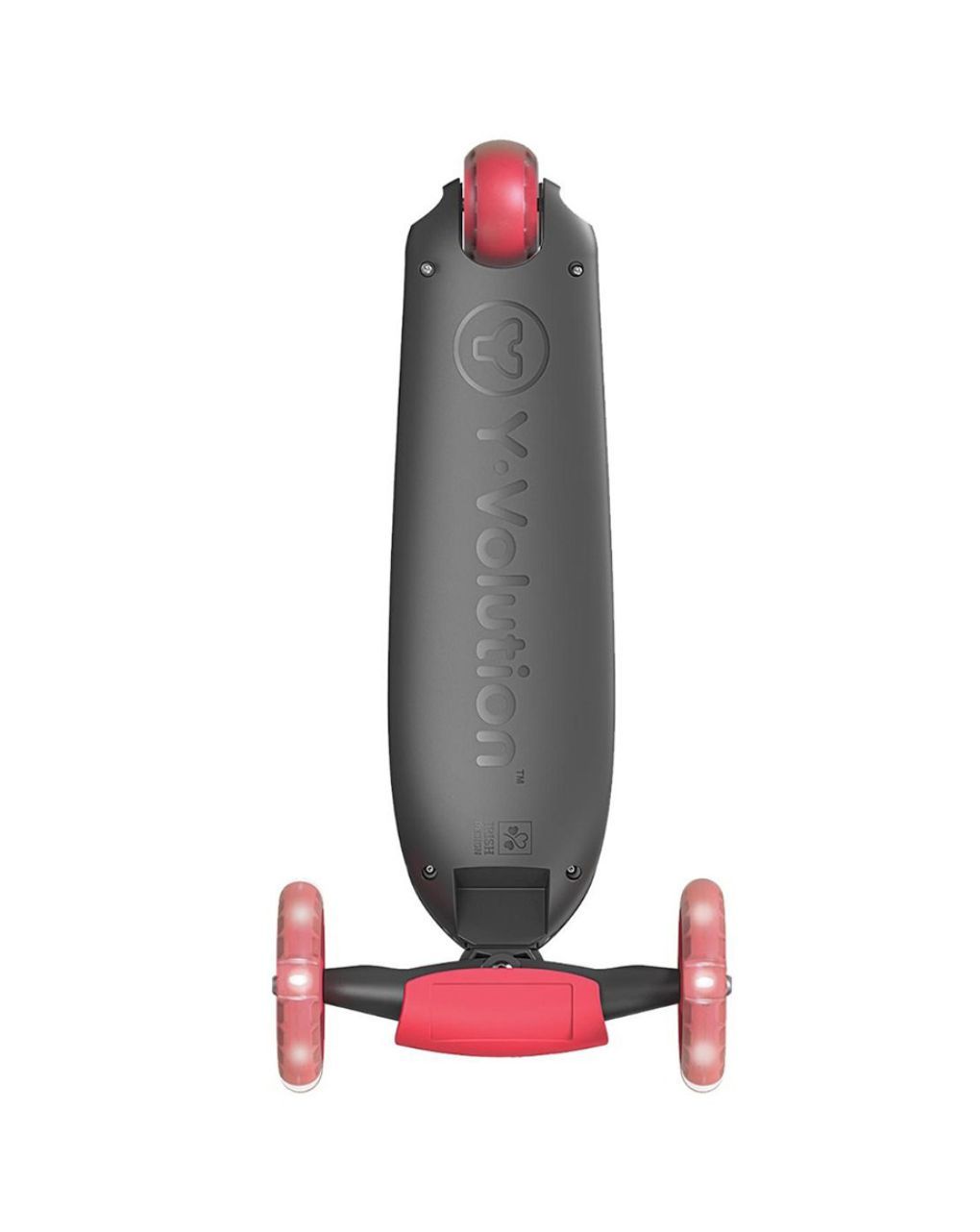 Yvolution πατίνι yglider kiwi με led κόκκινο 53.101258 - Yvolution