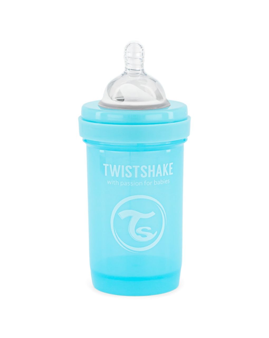 Twistshake μπιμπερό κατά των κολικών 180ml pastel blue 32-08-78250 - Twistshake