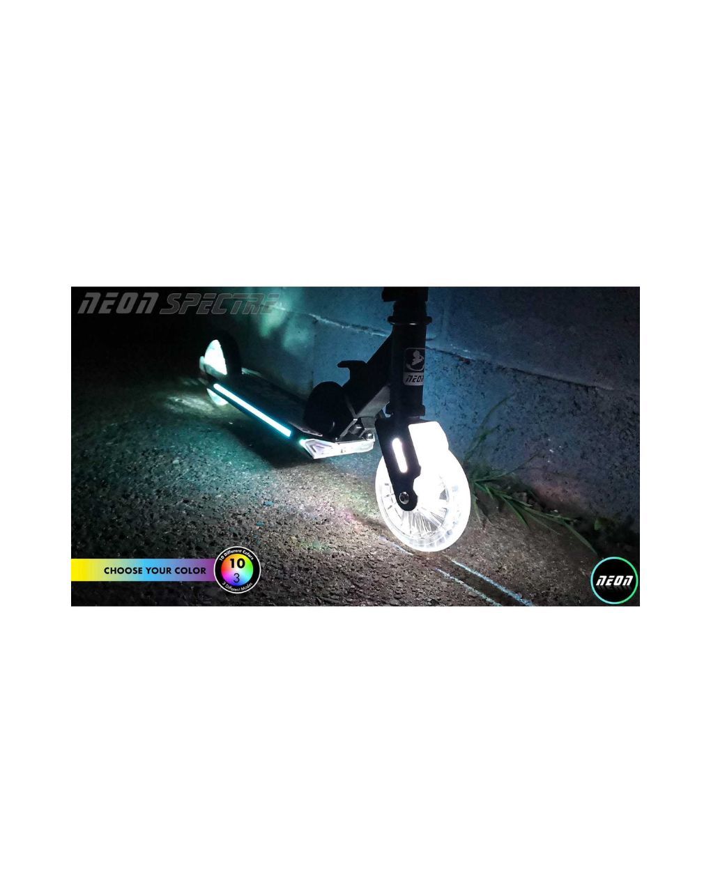 Yvolution - πατίνι neon spectre 70εκ. φωτιζόμενο 53.ns06s2 - Yvolution