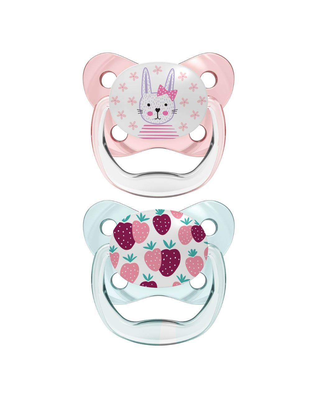 Dr. brown's ορθοδοντικές πιπίλες σιλικόνης 2τμχ prevent contoured shield 0-6m ροζ 112.70.1hc.189 - Dr Browns