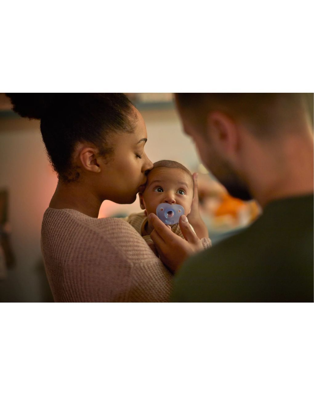 Philips avent soothie ορθοδοντική πιπίλα σιλικόνης 2τμχ 0-6 μηνών boy scf099/26 - Philips Avent