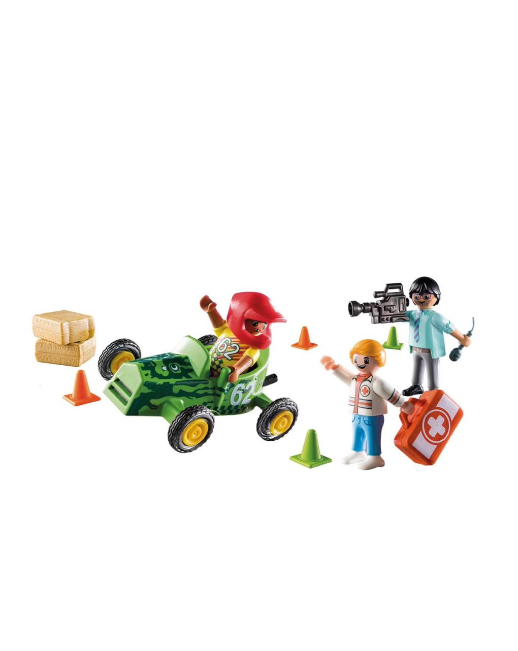 Playmobil duck on call - επιχείρηση διάσωσης: διάσωση στα go-kart! 70919 - Playmobil, Playmobil Duck On Call