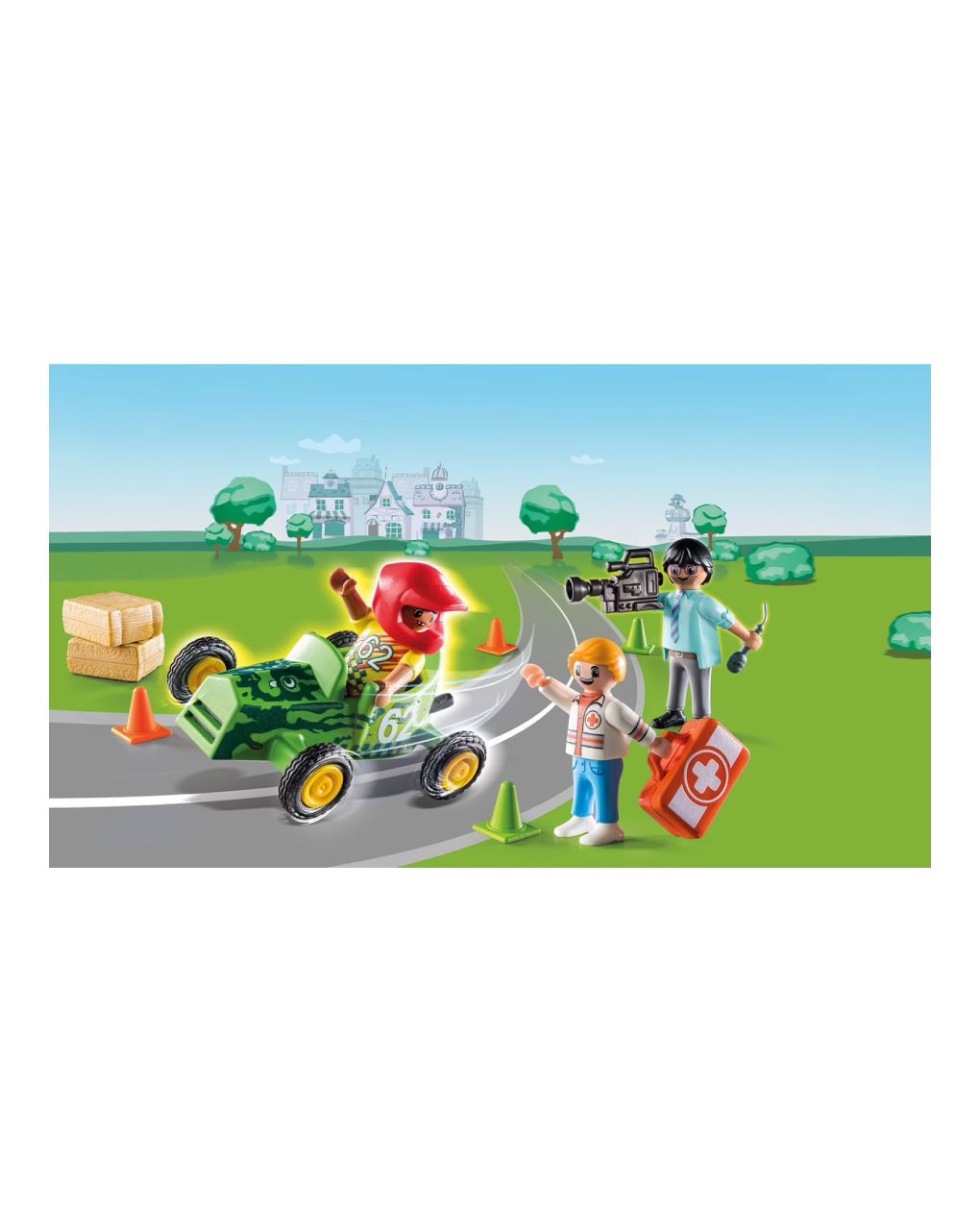 Playmobil duck on call - επιχείρηση διάσωσης: διάσωση στα go-kart! 70919 - Playmobil, Playmobil Duck On Call