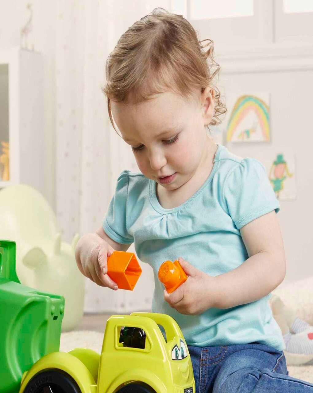 Mega bloks  - όχημα ανακύκλωσης hbp13 - Mega bloks